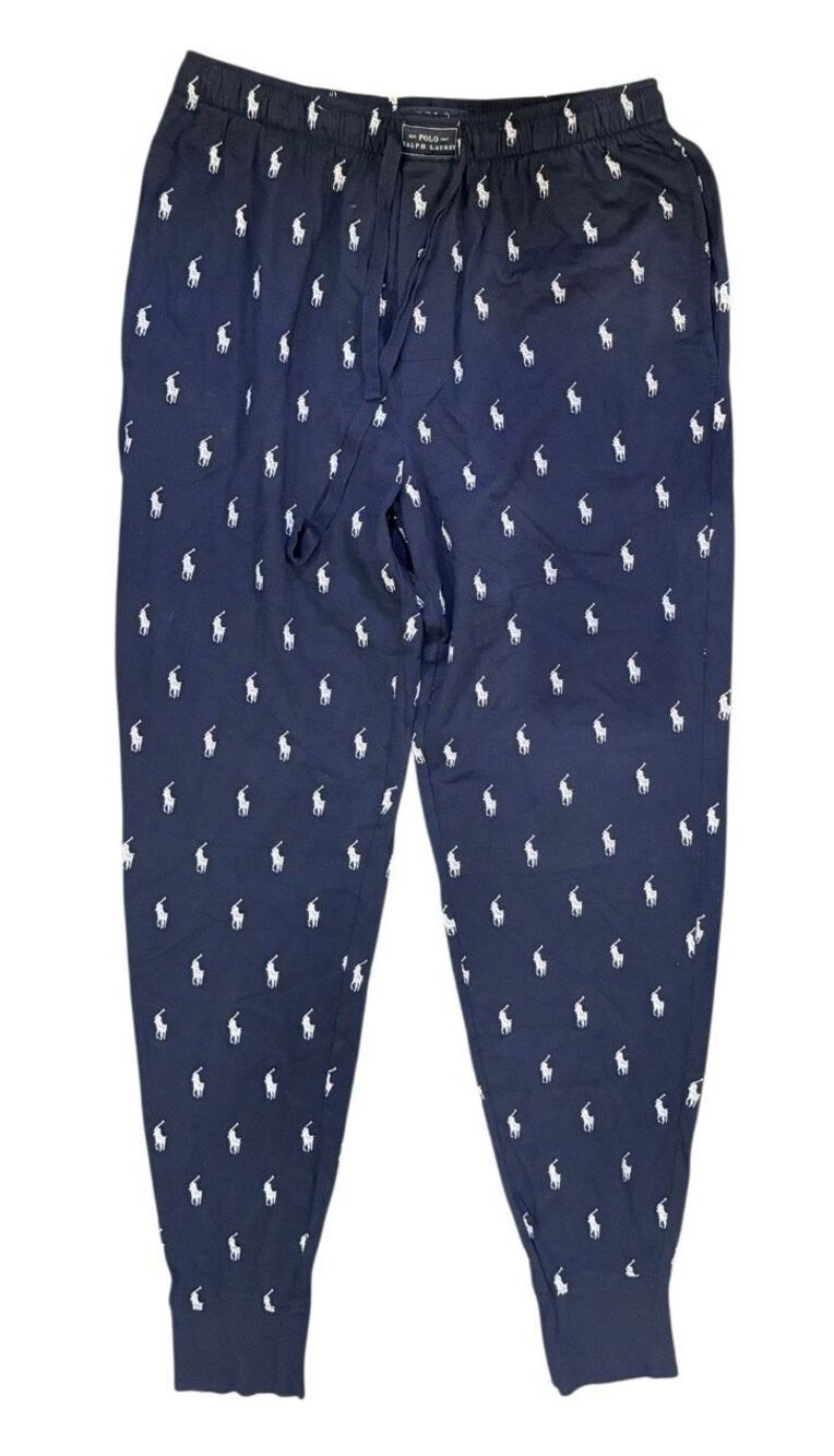Polo Ralph Lauren Men's Allover Pony Cotton Sleep Joggers All Over Pony Medium